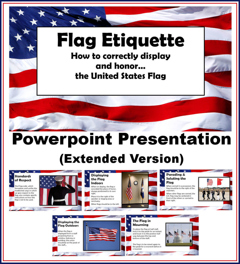 How to display the U.S. Flag