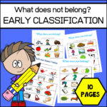 What does not belong? Early classification