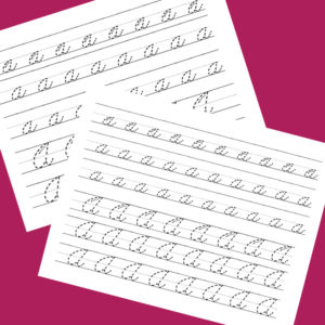 Cursive Handwriting A-Z - My Teaching Library | MyTeachingLibrary.com