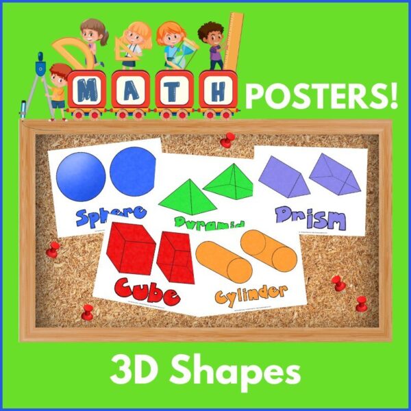 z 338 Math posters 3D shapes