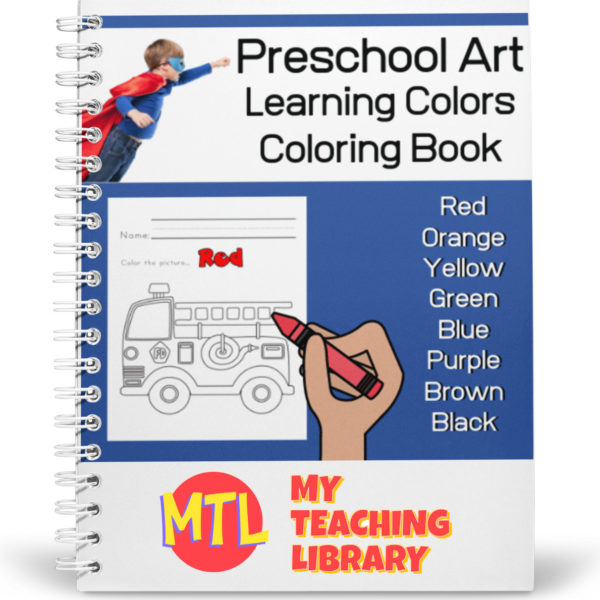 This 8 page preschool coloring book focuses on color words! Each page has a color word and a large picture to color.


Color words: red, orange, yellow, green, blue, purple, brown, black
