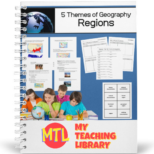 In Geography, region is an area on earth's surface that is defined by certain unifying characteristics and can be categorized into three different regional 'types'. In this unit study, students will learn about three unifying characteristics:


- Human Characteristics

- Physical Characteristics

- Cultural Characteristics


They will also learn about the three different region types:


- Formal

- Functional

- Perceptual