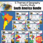 South American Bundle cover 5 themes of geography