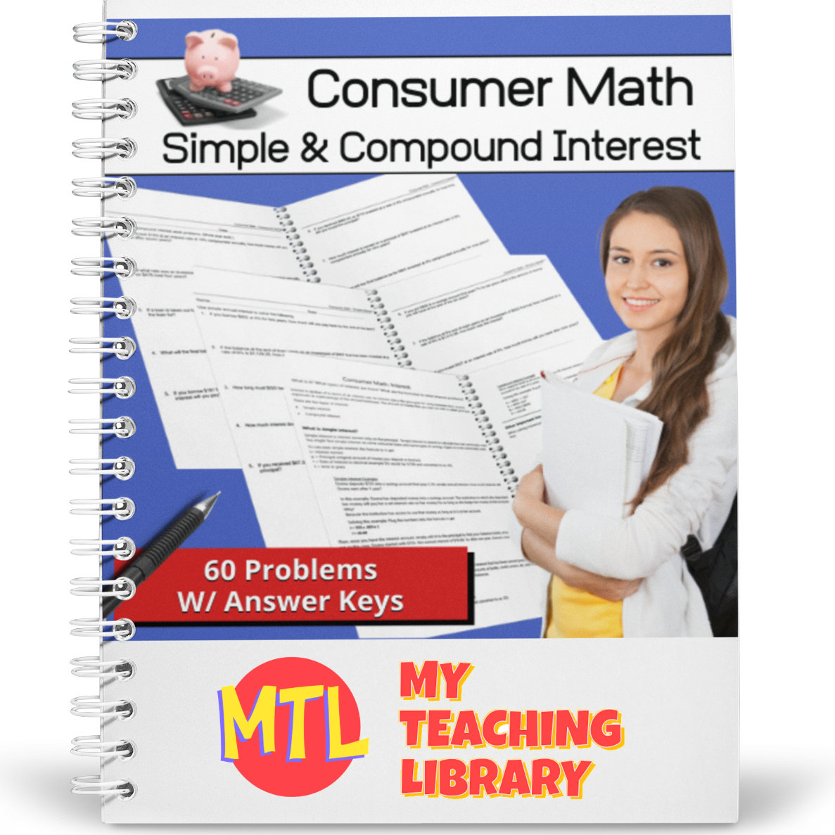 Consumer Math Simple And Compound Interest Word Problems My Teaching Library