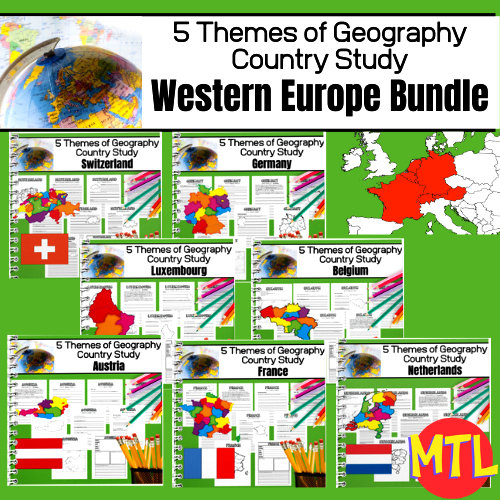 5 themes of geography - Europe