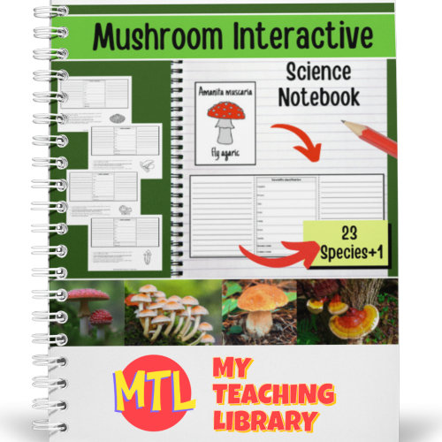 Science interactive notebook - Mushrooms - Fungi