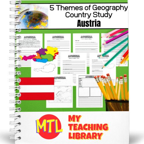 zy454 Austria 5 themes of geography notebooking country a