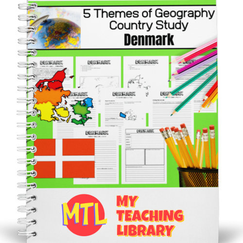 Denmark Country Study | Notebooking Unit | 5 Themes of Geography