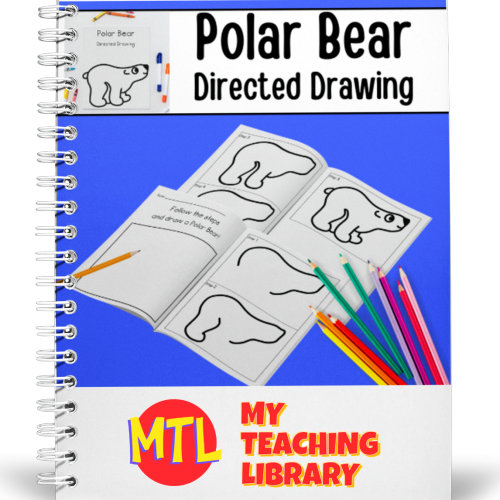 How to draw a polar bear