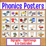 phonics - vowel sounds - digraphs - diphthongs - r-controlled