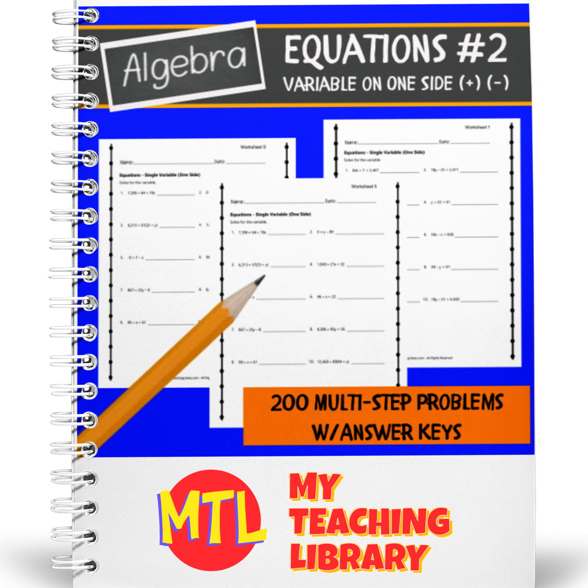 solving-multi-step-one-variable-equations-algebra-worksheets-my-teaching-library