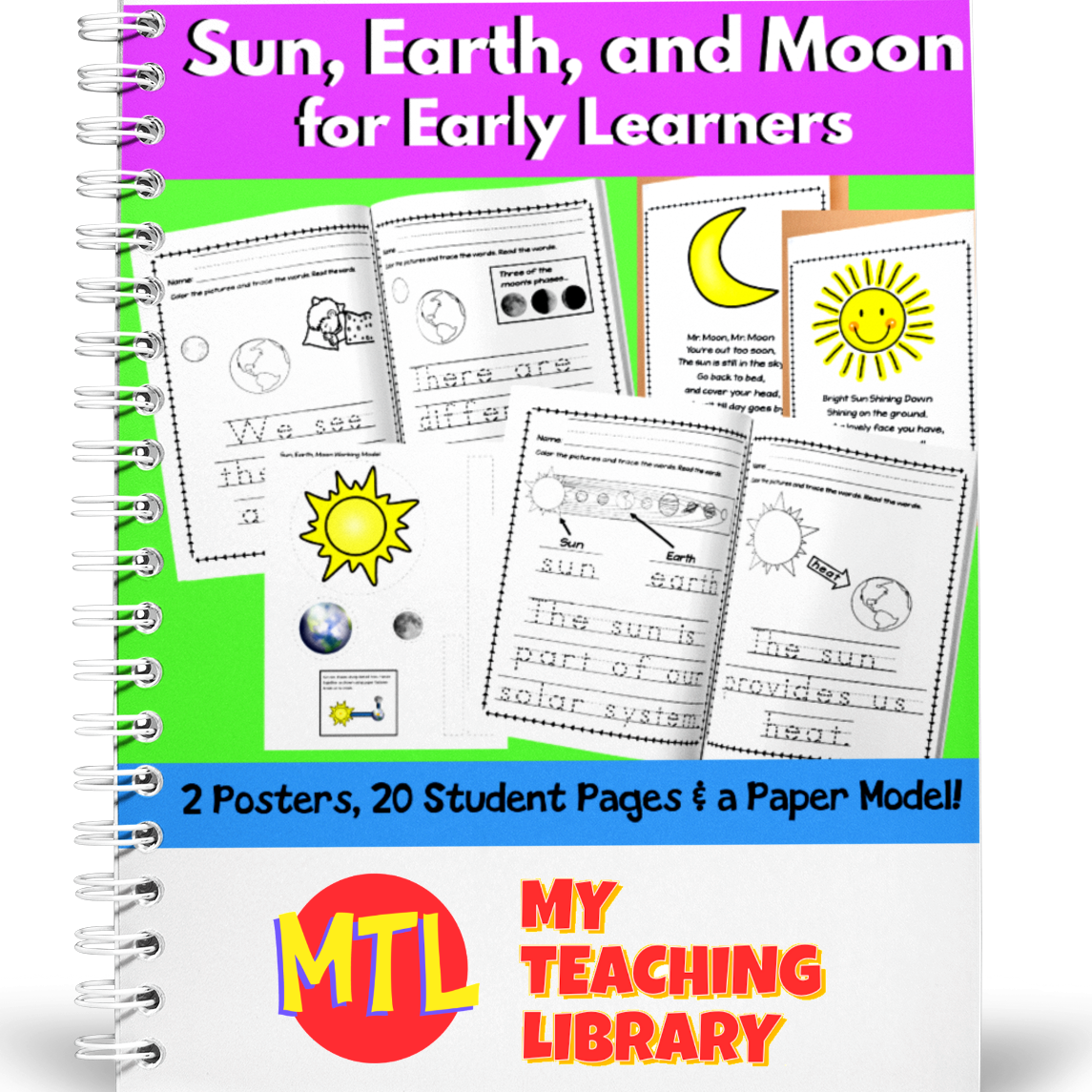 z 305 Sun Earth Moon Early Learning cover