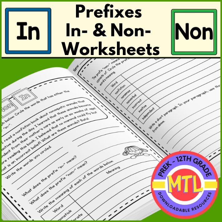 z 452 Prefixes non in worksheets cover