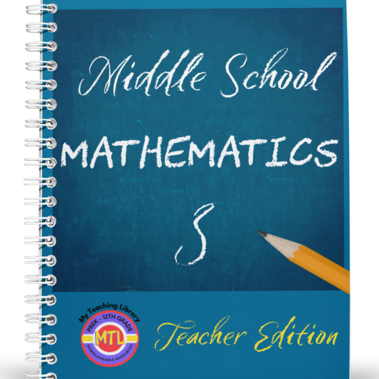 Mathematics 3 Middle School Teacher Edition My Teaching Library