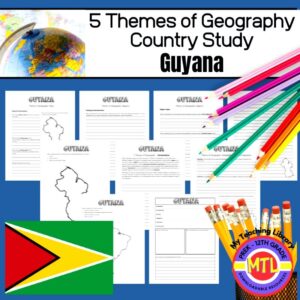 Guyana Project-Based Country Study | 5 Themes of Geography