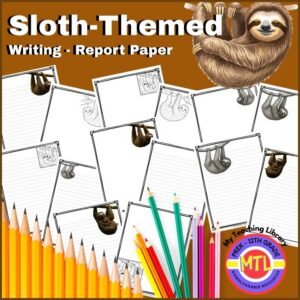 Sloth - Amazon Rainforest Animal Report - Writing - Project Paper