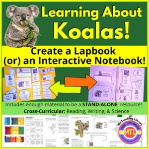 Koala Unit Study | Lapbook or Interactive Notebook
