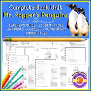 Mr. Popper's Penguins Complete Book Unit