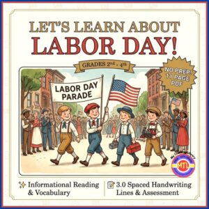 Labor Day Unit for 2nd 3rd and 4th grade
