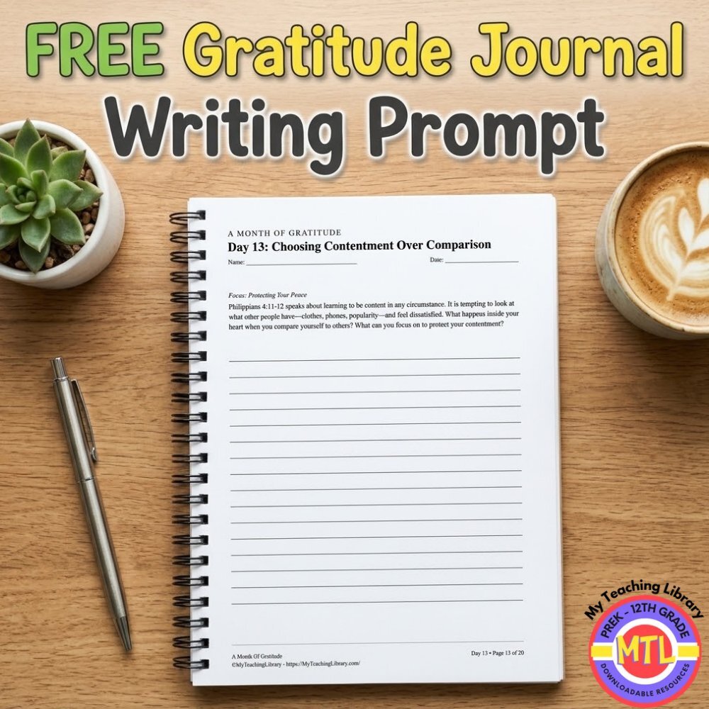 Free gratitude writing prompt Free gratitude writing prompt